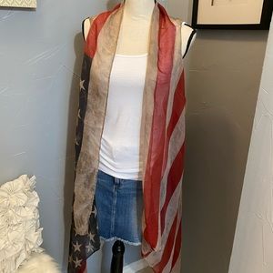 Stars and Stripes, American Flag Vest/Kimono